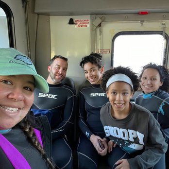 SeaDaddys Adventures - Bus ride to the boats - Scuba Diving Near Me - Crystal River, Florida