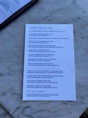 Menu photo 1 Talise Gloucester, MA