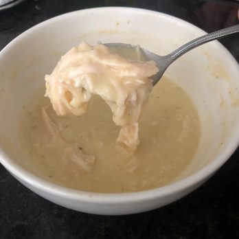 Anthony's Pizzeria - Look at all that chicken in the creme of chicken soup!!! - Pizza Near Me - Orland Park, Illinois