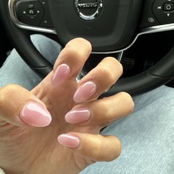 Color Nails of Odessa - Acrylic with light pink gel! Love it