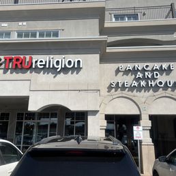 Exterior outside entrance of TRUreligion Pancake & Steakhouse - Signs - Orem, Utah Exterior outside entrance of TRUreligion Pancake & Steakhouse - Signs - Orem, Utah