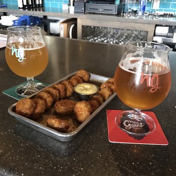 Nine Giant Brewing - Fried pickles with a horseradish aioli - Gastropubs Near Me - Cincinnati, Ohio