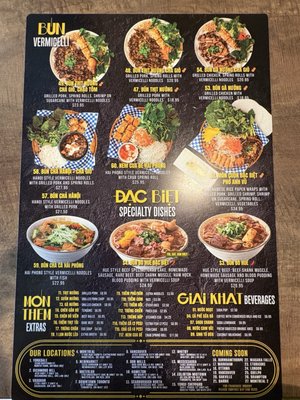 Menu photo 5 Pho Anh Vu Vancouver, BC
