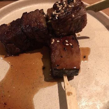 Kata Robata - Kobe Beef Skewers (MELTS IN YOUR MOUTH) - Sushi Bars Near Me - Houston, Texas Kata Robata - Kobe Beef Skewers (MELTS IN YOUR MOUTH) - Sushi Bars Near Me - Houston, Texas