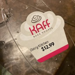 a cupcake in a plastic container