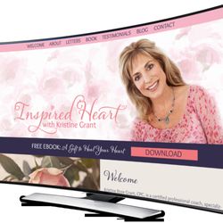 Magical Marketing Company - Website for Kristine Grant, Inspired Heart Letters