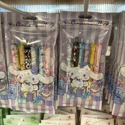 a variety of hello kitty pencils