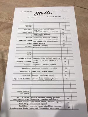 Menu photo 4 Stella Artisan Italian Ridgewood, NJ
