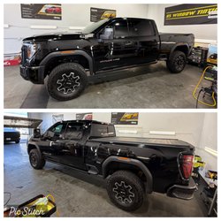 YS Window Tinting - 2026 GMC Sierra \ Xpel Prime XR PLUS Ceramic 5% Rear 15% Front 55% Windshield