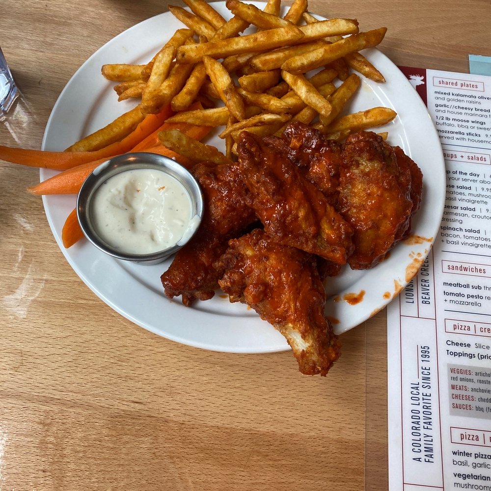 Blue Moose Pizza - 1/2 lb of Moose Wings - Pizza Near Me - Avon, Colorado Blue Moose Pizza - 1/2 lb of Moose Wings - Pizza Near Me - Avon, Colorado