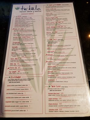 Menu photo 7 Tekela Cocina & Cantina Sylvania, OH