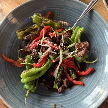 Tavern Hall - Tenderloin Tips & Shishito Peppers - New American Near Me - Bellevue, Washington