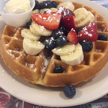 Metro Diner - Frutty waffle!!! - Diners Near Me - Indianapolis, Indiana