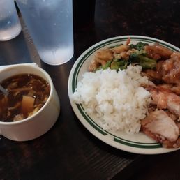 Standard plate, but tasty Standard plate, but tasty