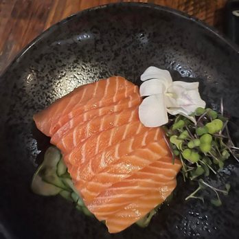 Sandfish - salmon sashimi $28 - Sushi Bars Near Me - Palm Springs, California