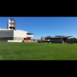 Sharp Family Tourism and Education Center - Pfeiffer (left) and Danforth chapels
