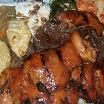 Pearl's Korean BBQ - Bbq chicken and beef mix plate - Korean Near Me - Ewa Beach, Hawaii Pearl's Korean BBQ - Bbq chicken and beef mix plate - Korean Near Me - Ewa Beach, Hawaii