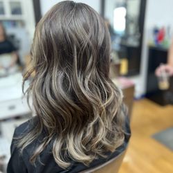 Ivy Yenvy Hairstylist - balayage ash blonde by Ivy