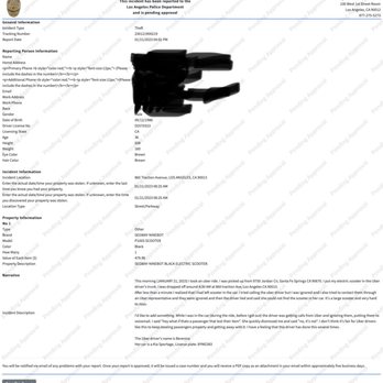 Uber - Police report from Uber incident - Taxis Near Me Uber - Police report from Uber incident - Taxis Near Me