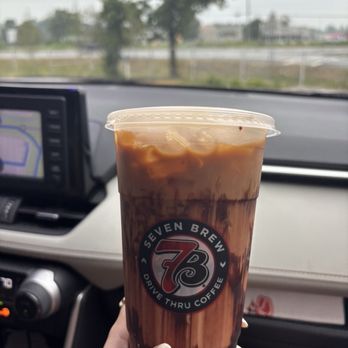 7 Brew Coffee - Iced White Raspberry Macchiato - Coffee & Tea Near Me - Dunkirk, New York 7 Brew Coffee - Iced White Raspberry Macchiato - Coffee & Tea Near Me - Dunkirk, New York