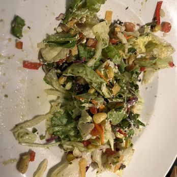 Agave Grill - El Fregadero Salad (partially eaten) - Mexican Near Me - Hartford, Connecticut