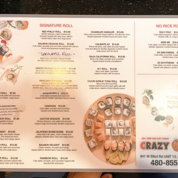 Crazy Tuna - Japanese Near Me - Chandler, Arizona
