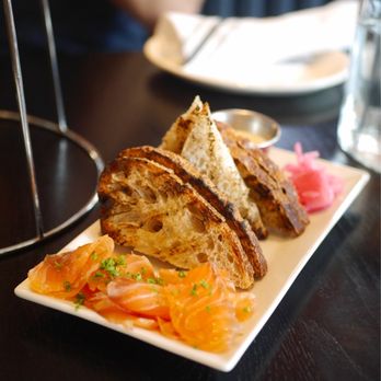Row 34 - Seaport - Salmon Gravlax - New American Near Me - Boston, Massachusetts Row 34 - Seaport - Salmon Gravlax - New American Near Me - Boston, Massachusetts