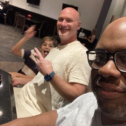 Us after enjoying our sandos Us after enjoying our sandos