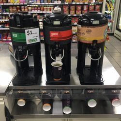 7-Eleven - Just thought I'd add a pic for $1 coffee. By the way there's only decaf left lol.