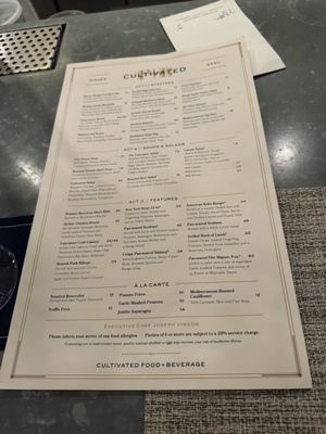 Menu photo 1 Cultivated F+B Houston, TX Menu photo 1 Cultivated F+B Houston, TX