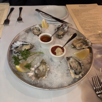 Scott's Seafood - Half dozen raw oysters w/ champagne mignonette - Seafood Near Me - San Jose, California Scott's Seafood - Half dozen raw oysters w/ champagne mignonette - Seafood Near Me - San Jose, California