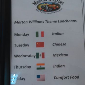 Morton Williams - weekday theme luncheons - Grocery Near Me - New York, New York