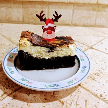 Paladar Cuban Eatery & Bakery - The cheesecake brownies are to die for!  All decked out for Christmas, too:) - Cuban Near Me - St. Augustine, Florida