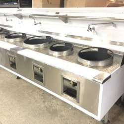 C&R Equipment Service - Custom Multiple Burner Chinese Wok Stove