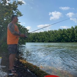 Miami Asap Tours - Out in Key Largo doing a little fishing.