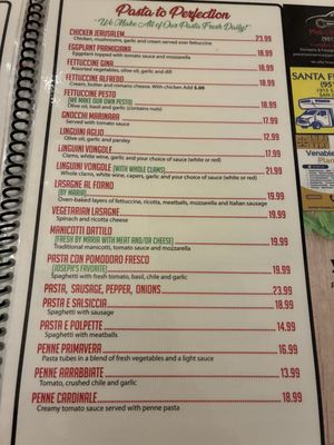 Menu photo 4 Dattilo Ristorante Italiano Hemet, CA Menu photo 4 Dattilo Ristorante Italiano Hemet, CA