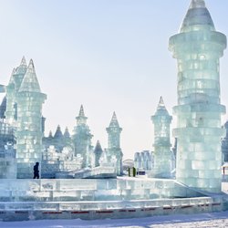 Global Travel - Ice sculpture in Harbin, China