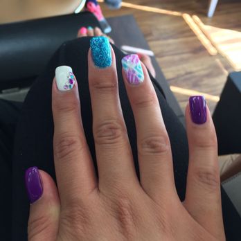 Riviera Nail and Spa - Gel manicure. Best manicure I ever had! And I've been getting manicures for 20yrs. Very very happy. This made my day! - Nail Salons Near Me - Staten Island, New York