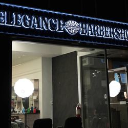 Style & Elegance Barber Shop - Night view