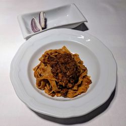Amerigo dal 1934 - 03/03/24 TAGLIATELLE 100% BOLOGNESE WITH MEAT RAGU
