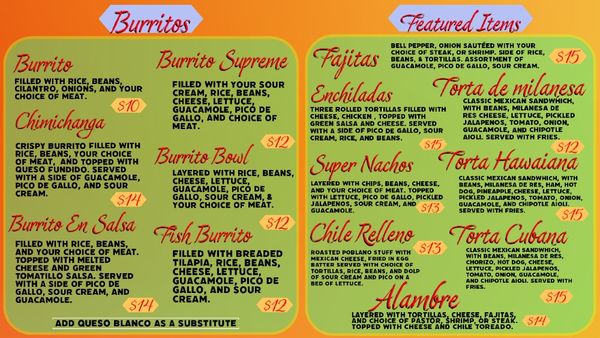 Menu photo 3 Adelita's Taqueria Princeton, MN Menu photo 3 Adelita's Taqueria Princeton, MN