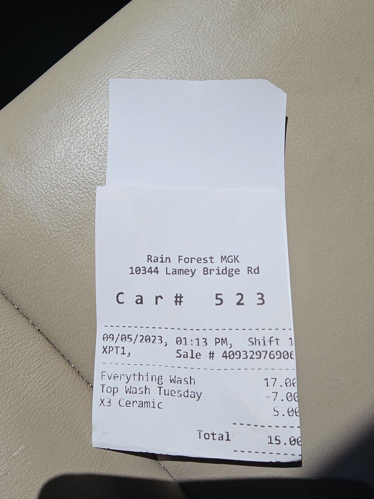 RAIN FOREST CAR WASH Updated October 2024 10344 Lamey Brg Rd, D'Iberville, Mississippi Car