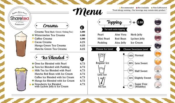 Menu photo 7 Sharetea Redlands, CA Menu photo 7 Sharetea Redlands, CA