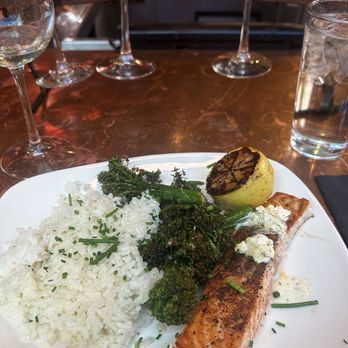 Hervé - Grilled Salmon and Minimal Intervention Wine Flight - Wine Bars Near Me - Santa Fe, New Mexico