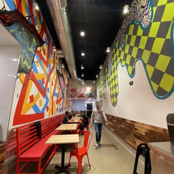Dave's Hot Chicken - Part of the seating area - Chicken Shop Near Me - Indianapolis, Indiana