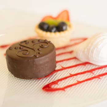 Zelda's Catering - Three desserts on Plate - Caterers Near Me - Skokie, Illinois Zelda's Catering - Three desserts on Plate - Caterers Near Me - Skokie, Illinois