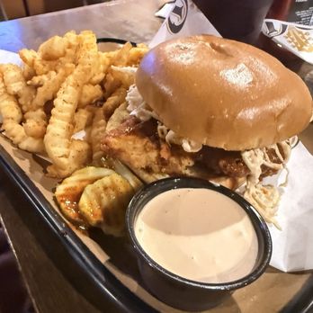 Rusty Buckle Saloon - Nashville Hot Honey Chicken Sandwich with Cowboy fries - Sandwiches Near Me - Apache Junction, Arizona Rusty Buckle Saloon - Nashville Hot Honey Chicken Sandwich with Cowboy fries - Sandwiches Near Me - Apache Junction, Arizona