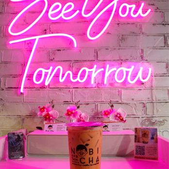 Nobi Cha Bubble Tea - Thai Milk Tea @tiffhuangry - Bubble Tea Near Me - Atlanta, Georgia