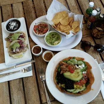 Andale - Fish tacos and chicken tostada salad. - Mexican Near Me - Los Gatos, California Andale - Fish tacos and chicken tostada salad. - Mexican Near Me - Los Gatos, California