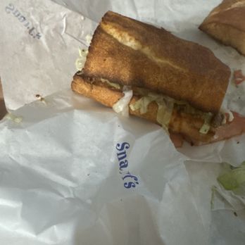 Snarf's Sandwiches - A burnt/overcooked sandwich from snarfs Preston & Forest - Sandwiches Near Me - Dallas, Texas Snarf's Sandwiches - A burnt/overcooked sandwich from snarfs Preston & Forest - Sandwiches Near Me - Dallas, Texas